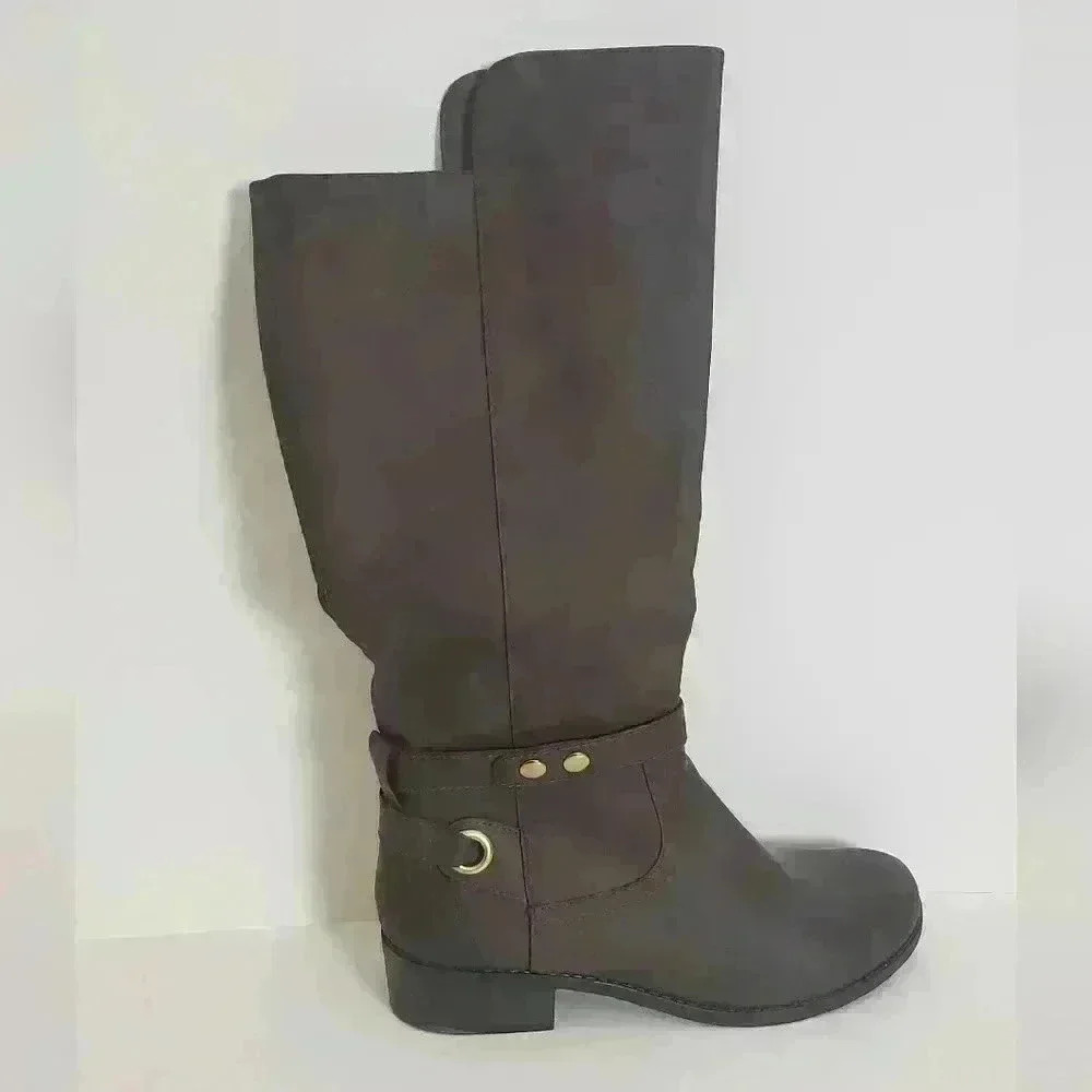 Arizona brown wide calf riding boots new size 9